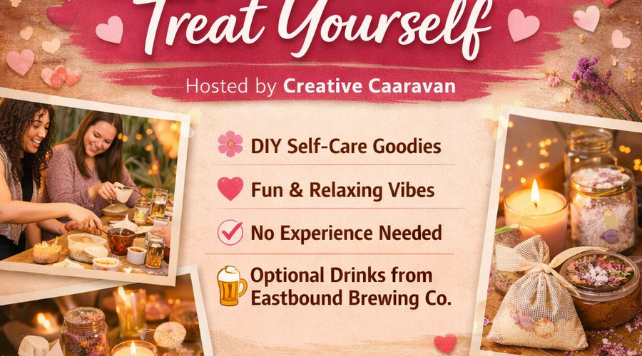 A Feel-Good Galentine’s Night: Craft, Connect & Treat Yourself
