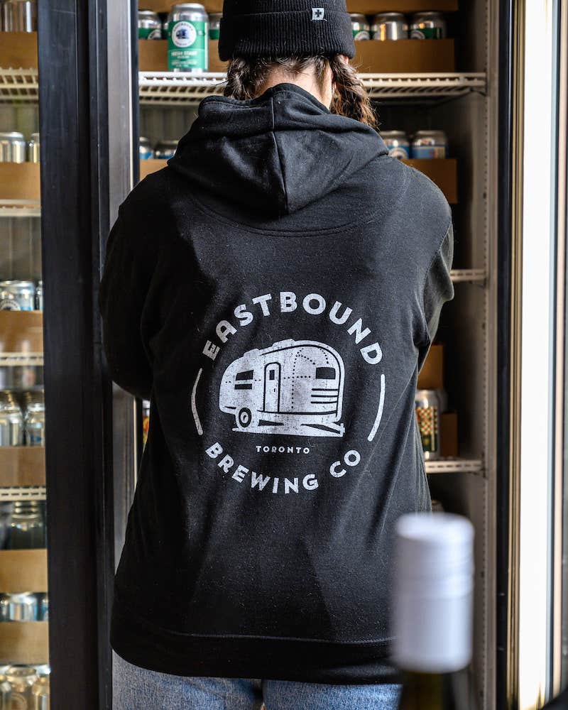 grey eastbound brewery company hoodie