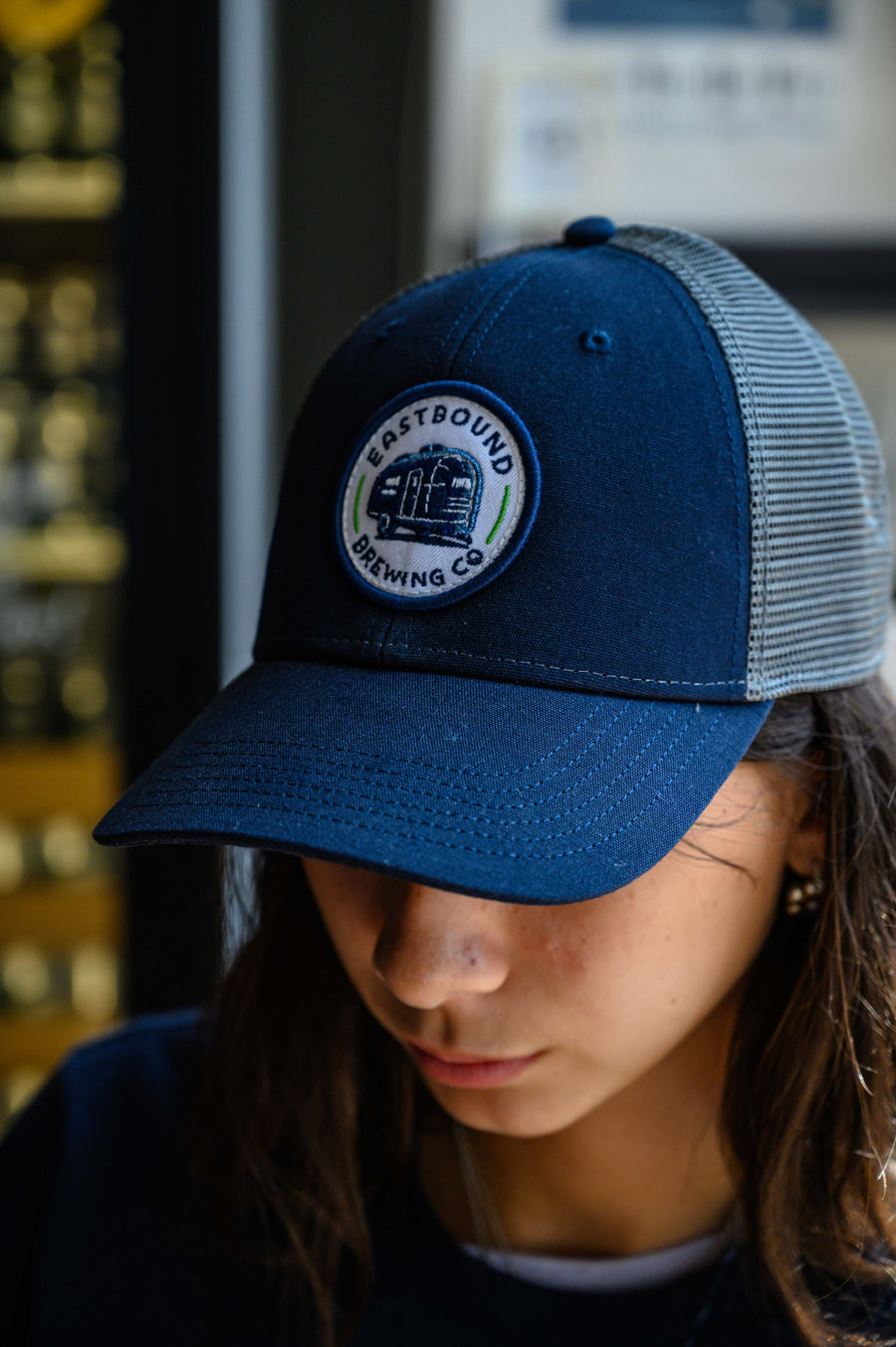 Eastbound Brewing Company classic cap with mesh backing