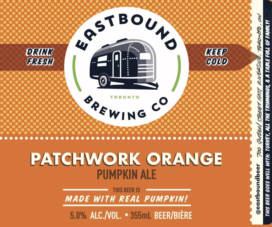 Patchwork Orange Pumpkin Ale - CROWLER (950mL)